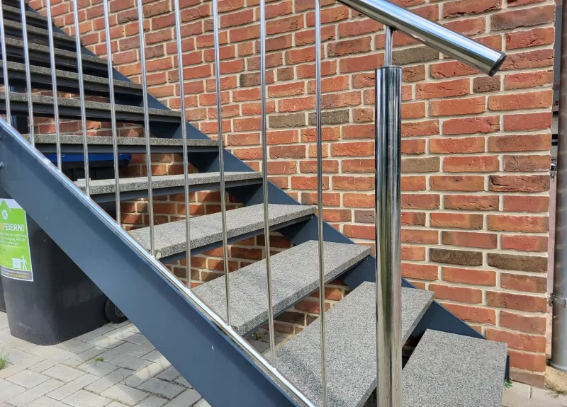 Eine Treppe aus Granit